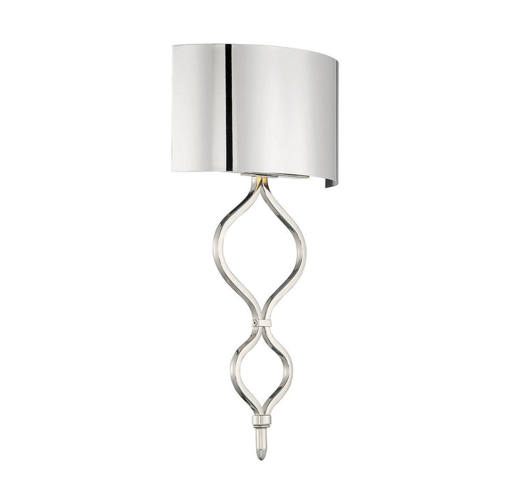 Savoy House Como 9-6520-1-109 Wall Sconce Light - Polished Nickel