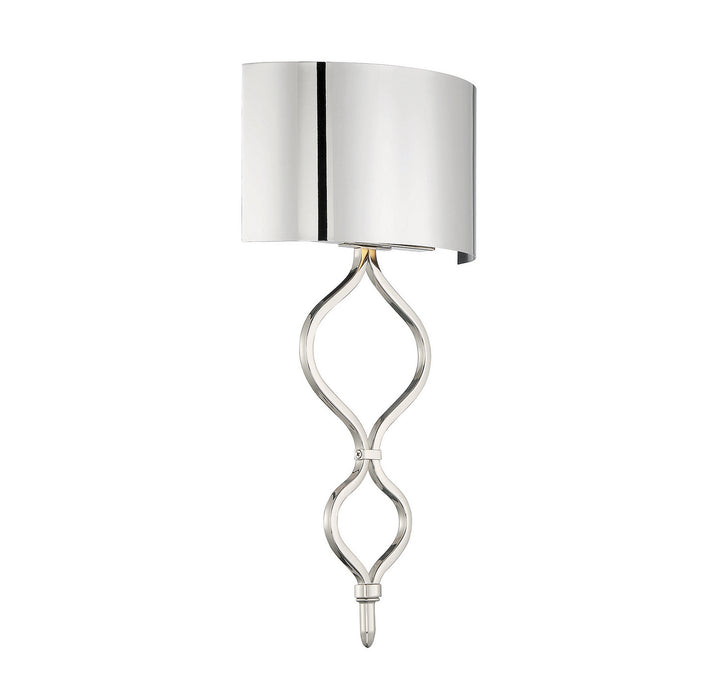 Savoy House Como 9-6520-1-109 Wall Sconce Light - Polished Nickel