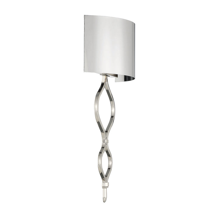 Savoy House Como 9-6520-1-109 Wall Sconce Light - Polished Nickel
