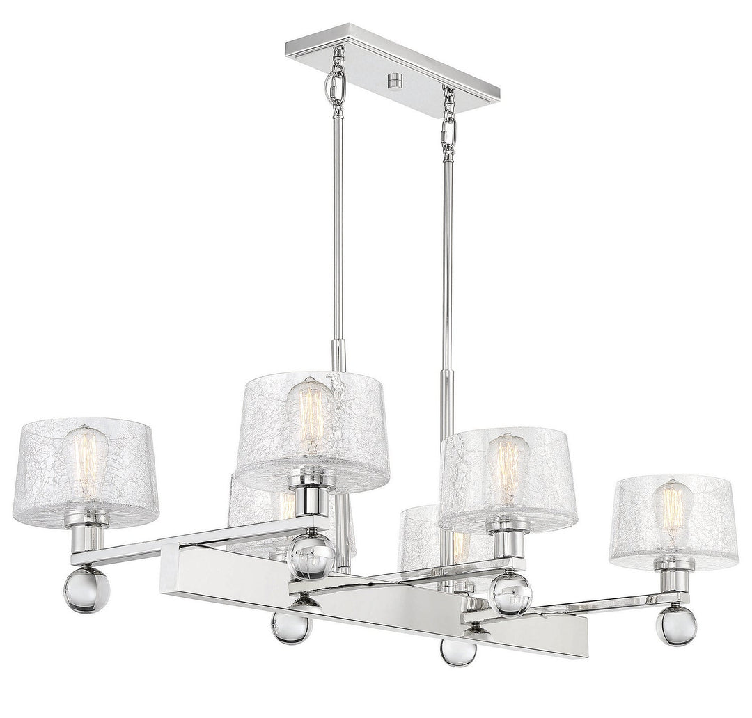 Savoy House Hanover 1-6300-6-109 Pendant Light - Polished Nickel