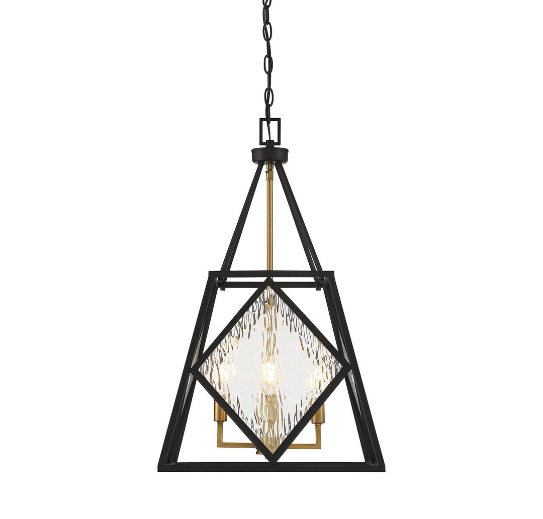 Savoy House Capella 7-5402-4-79 Pendant Light - English Bronze and Warm Brass