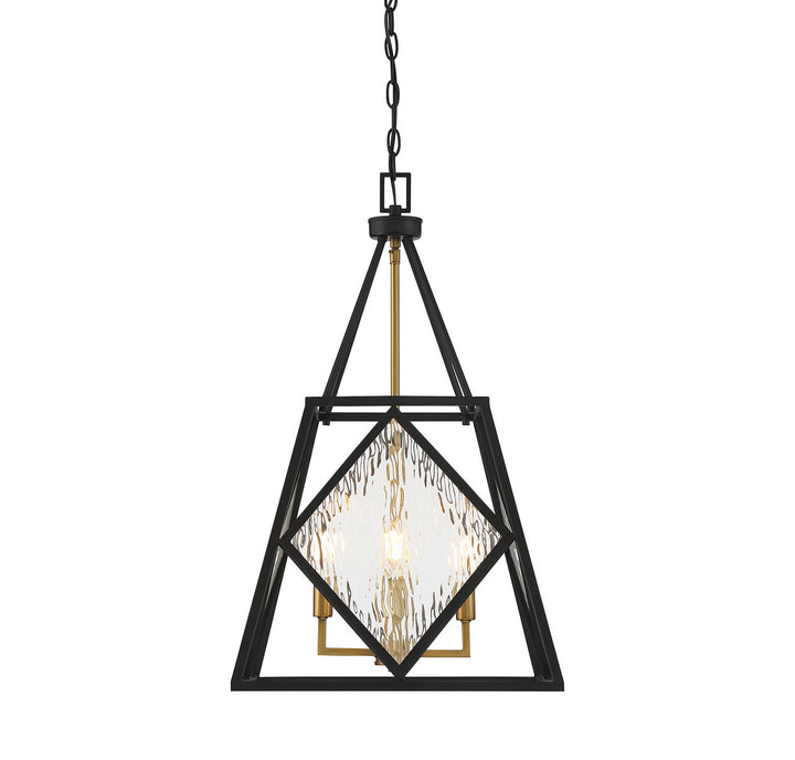 Savoy House Capella 7-5402-4-79 Pendant Light - English Bronze and Warm Brass