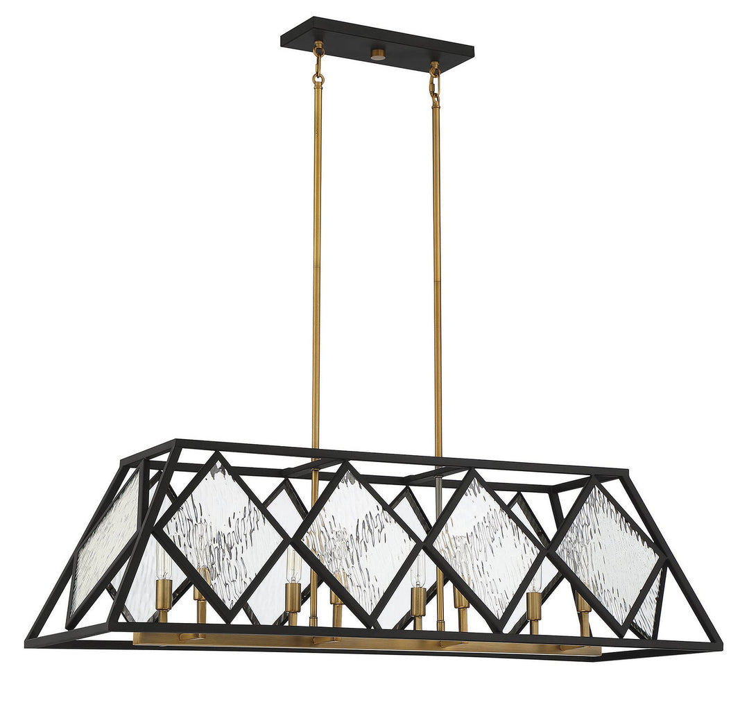 Savoy House Capella 1-5404-8-79 Pendant Light - English Bronze and Warm Brass