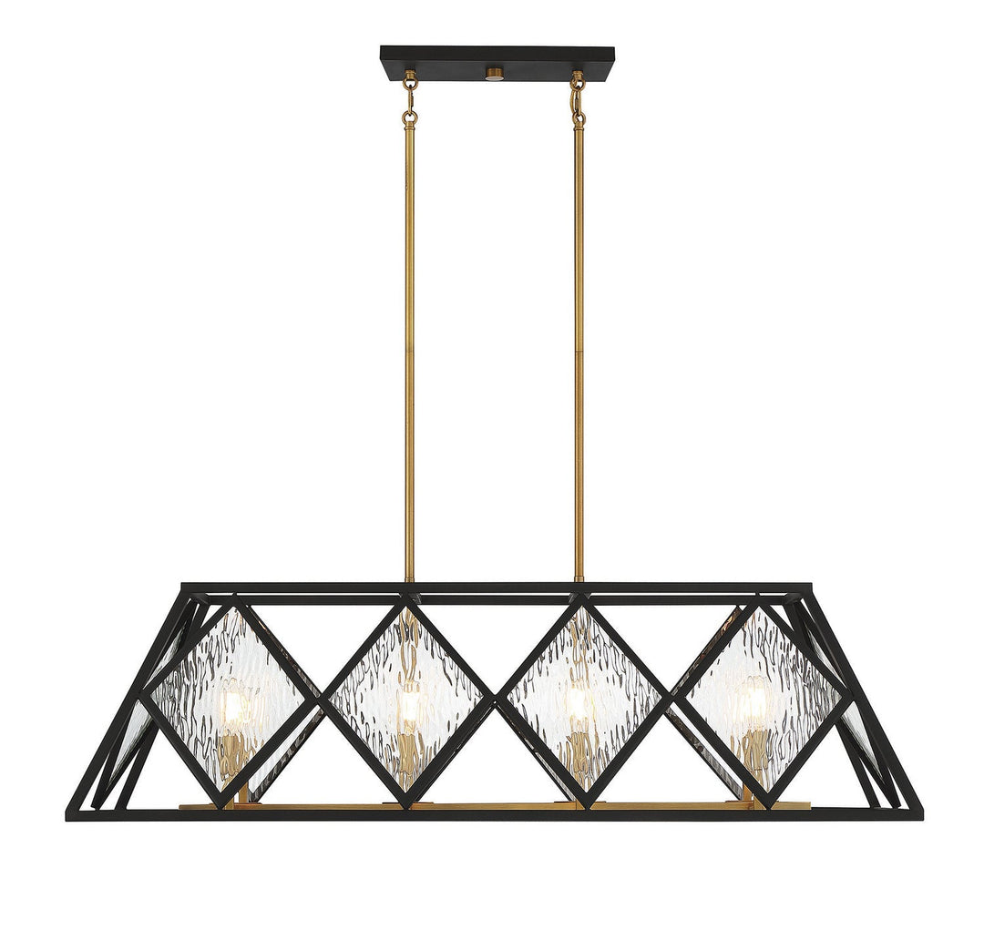 Savoy House Capella 1-5404-8-79 Pendant Light - English Bronze and Warm Brass