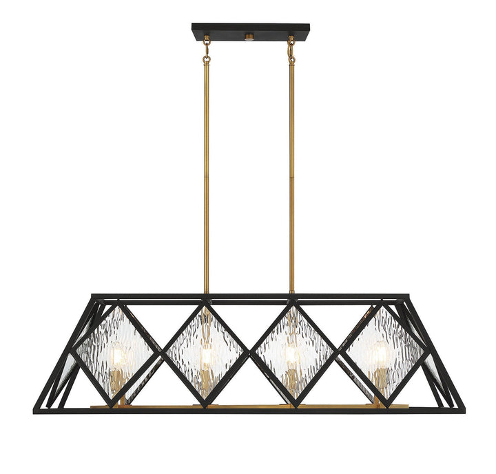 Savoy House Capella 1-5404-8-79 Pendant Light - English Bronze and Warm Brass