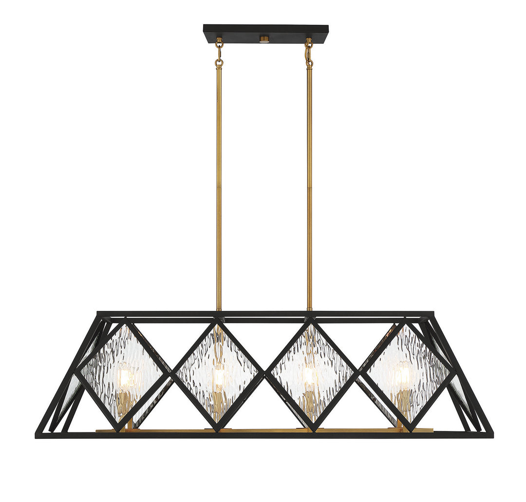 Savoy House Capella 1-5404-8-79 Pendant Light - English Bronze and Warm Brass
