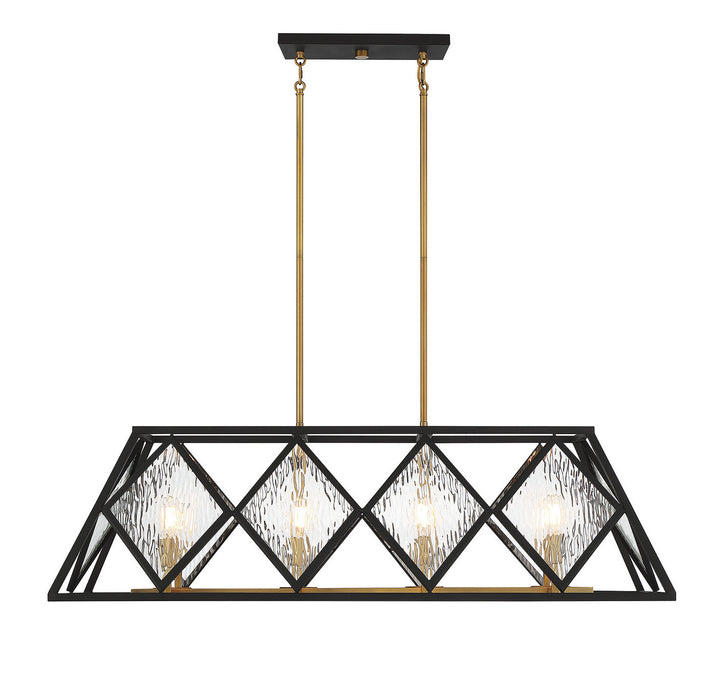 Savoy House Capella 1-5404-8-79 Pendant Light - English Bronze and Warm Brass