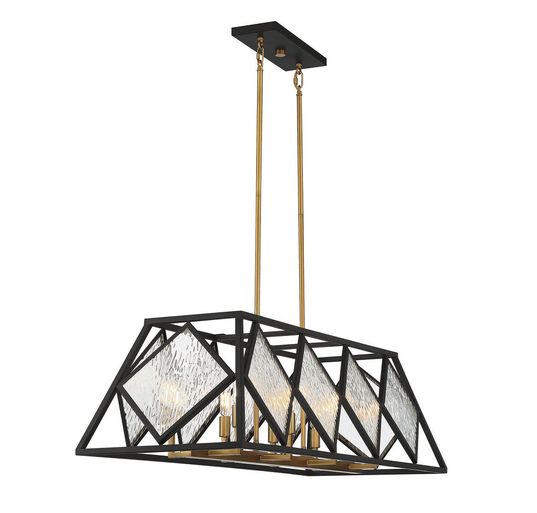 Savoy House Capella 1-5404-8-79 Pendant Light - English Bronze and Warm Brass