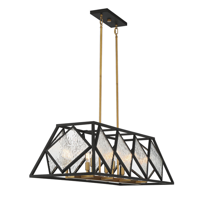 Savoy House Capella 1-5404-8-79 Pendant Light - English Bronze and Warm Brass