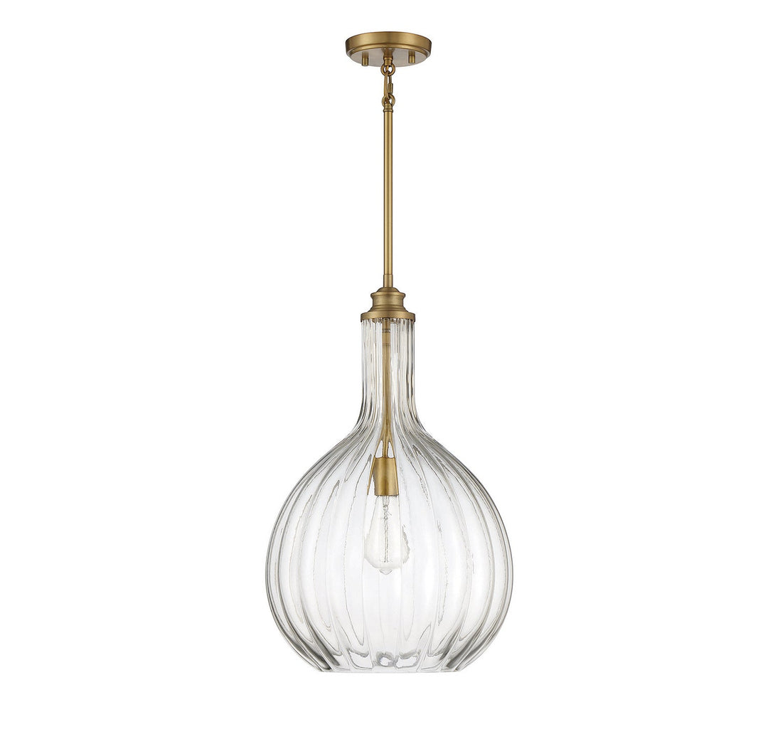 Savoy House Brandon 7-2255-1-322 Pendant Light - Warm Brass