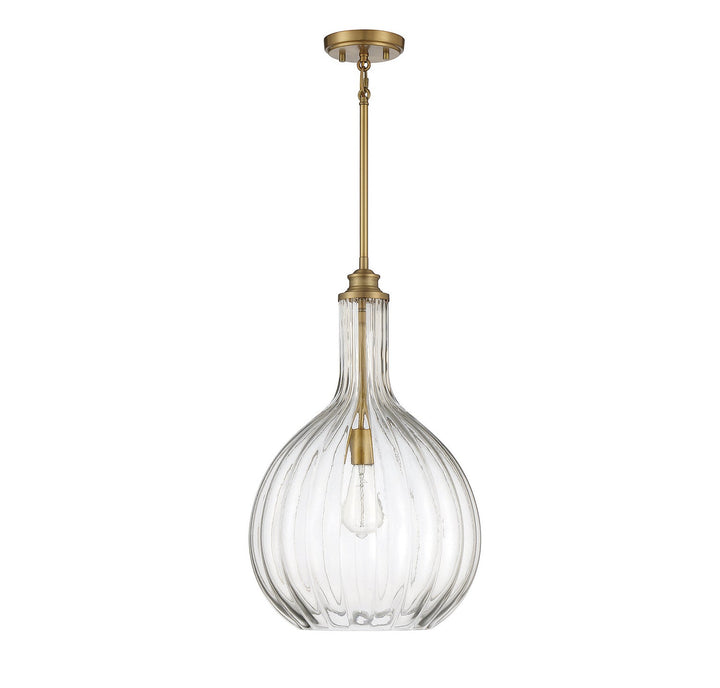 Savoy House Brandon 7-2255-1-322 Pendant Light - Warm Brass