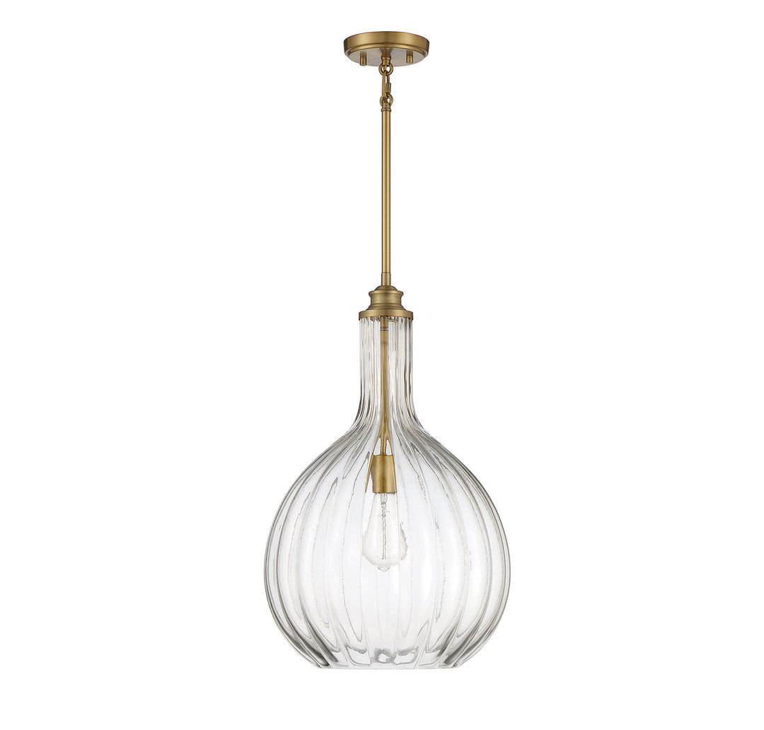Savoy House Brandon 7-2255-1-322 Pendant Light - Warm Brass