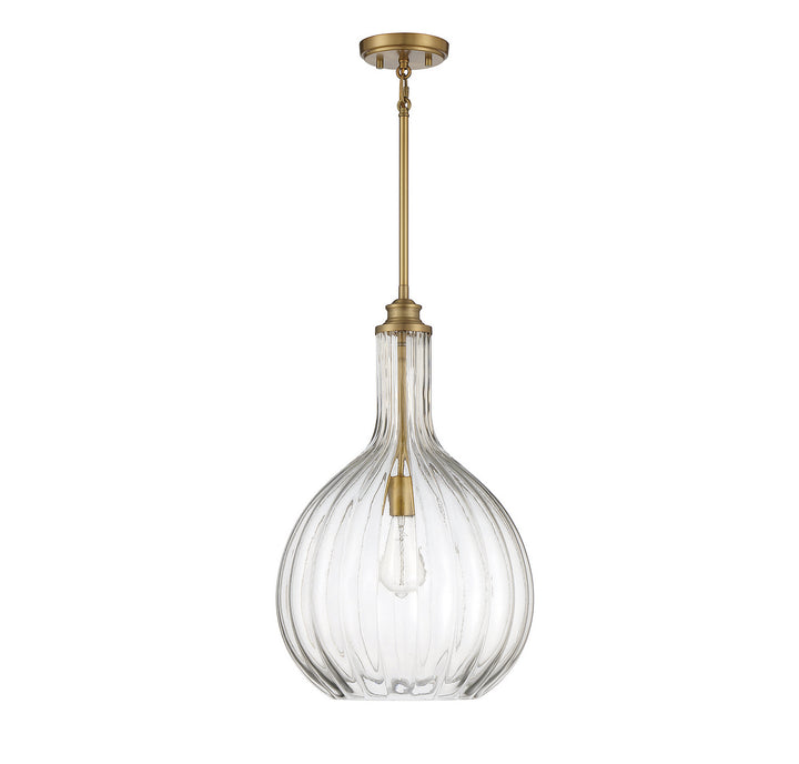 Savoy House Brandon 7-2255-1-322 Pendant Light - Warm Brass