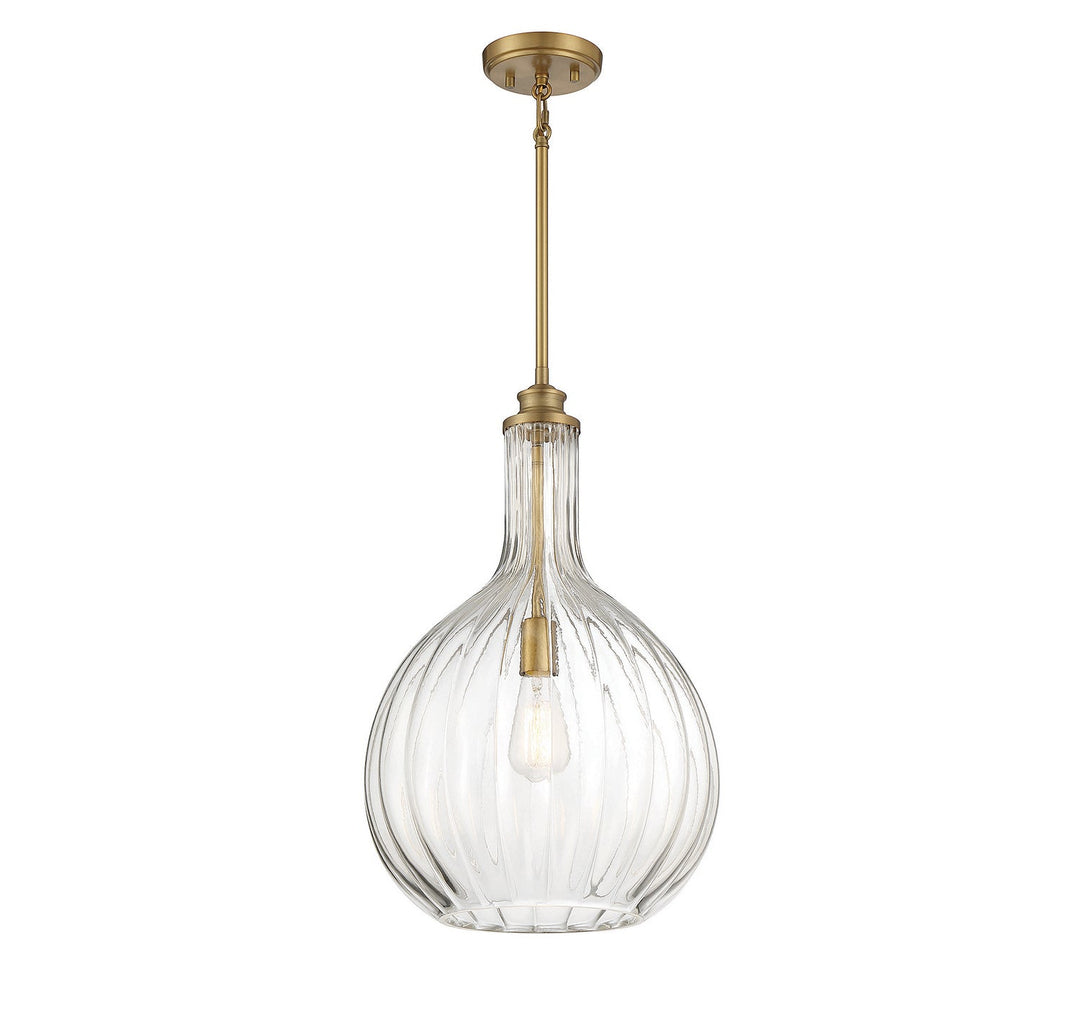 Savoy House Brandon 7-2255-1-322 Pendant Light - Warm Brass