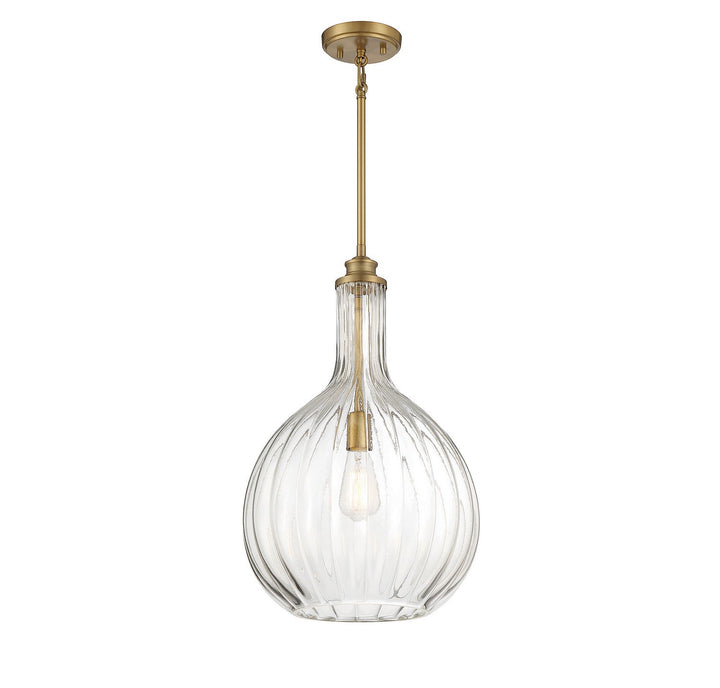 Savoy House Brandon 7-2255-1-322 Pendant Light - Warm Brass
