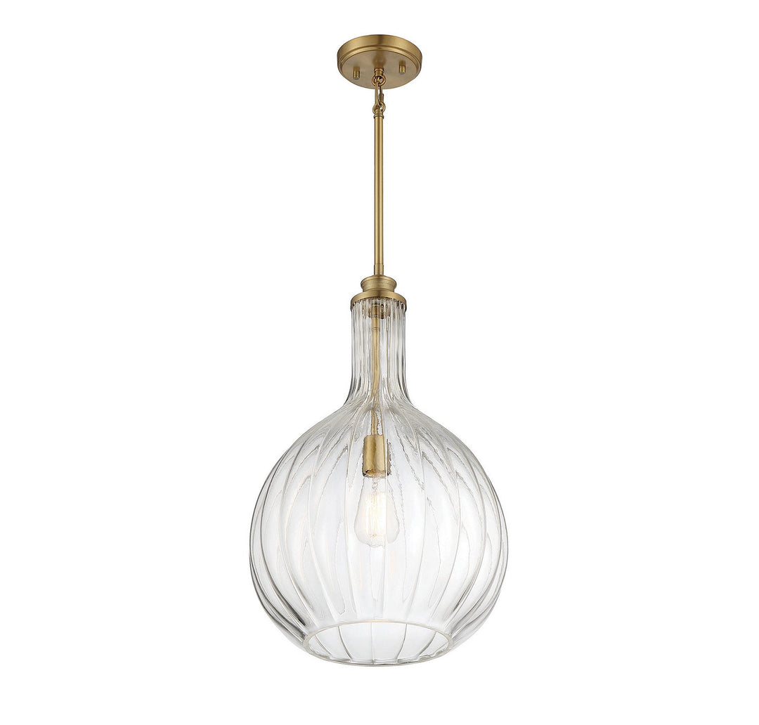Savoy House Brandon 7-2255-1-322 Pendant Light - Warm Brass