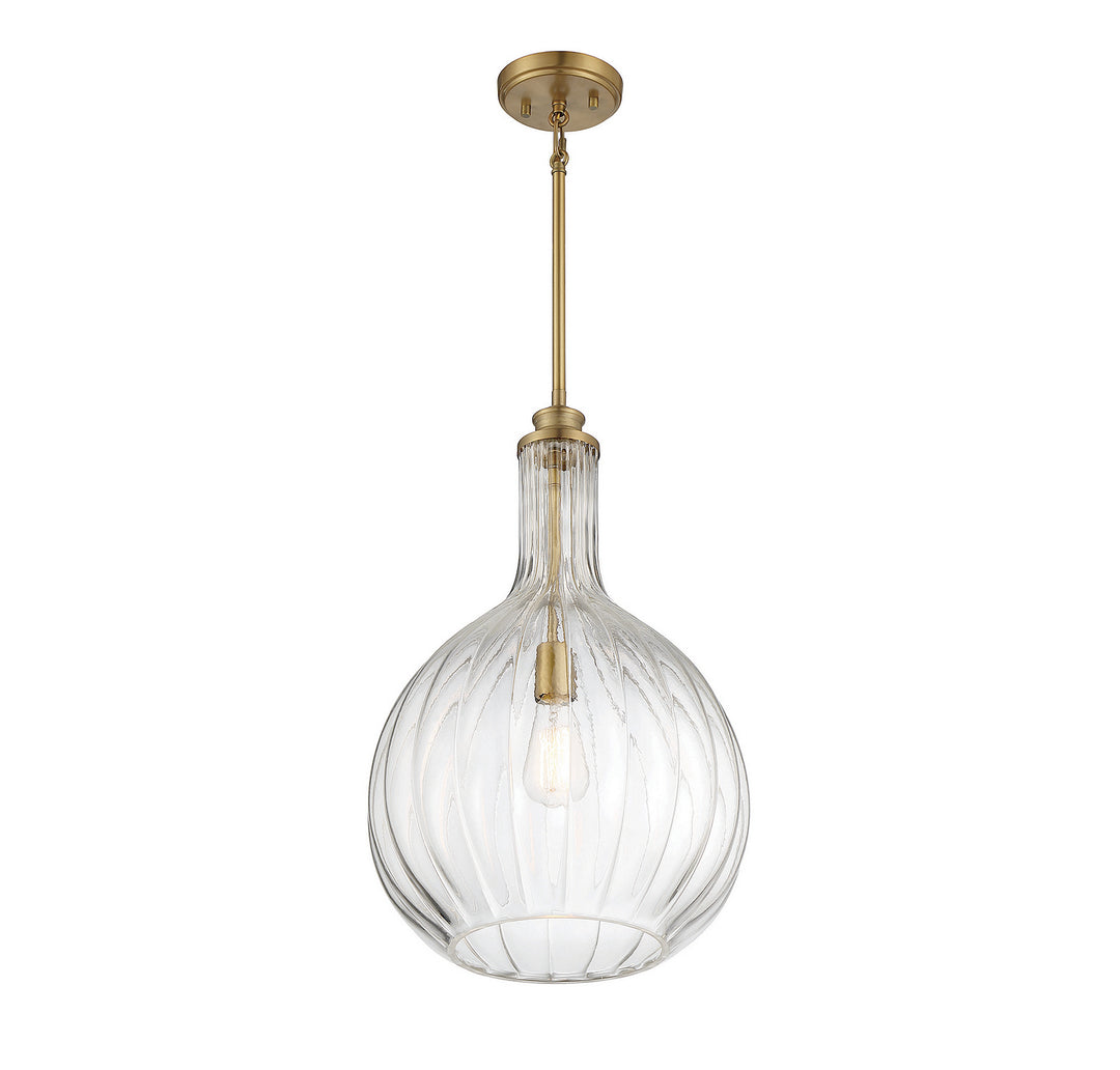 Savoy House Brandon 7-2255-1-322 Pendant Light - Warm Brass