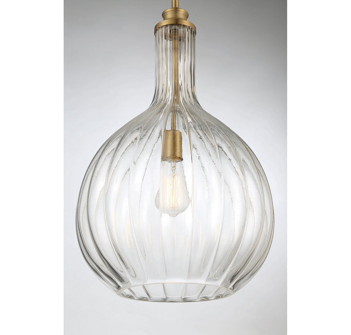 Savoy House Brandon 7-2255-1-322 Pendant Light - Warm Brass