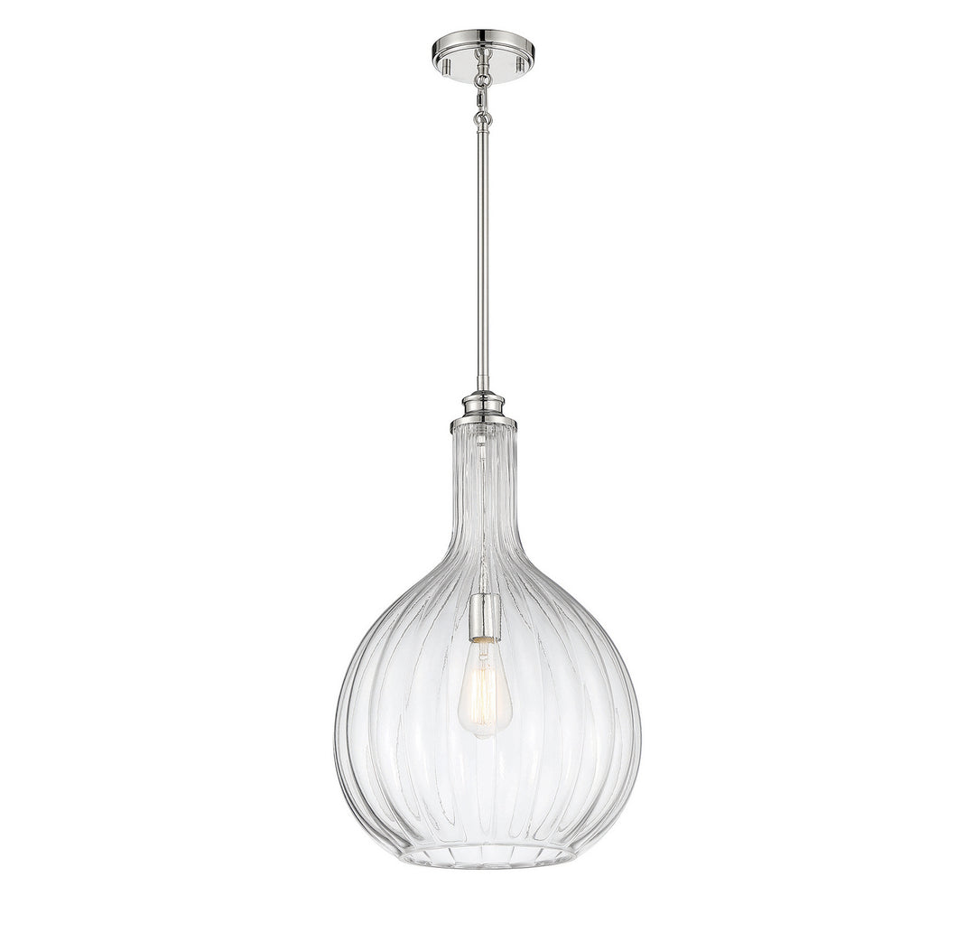 Savoy House Brandon 7-2255-1-109 Pendant Light - Polished Nickel