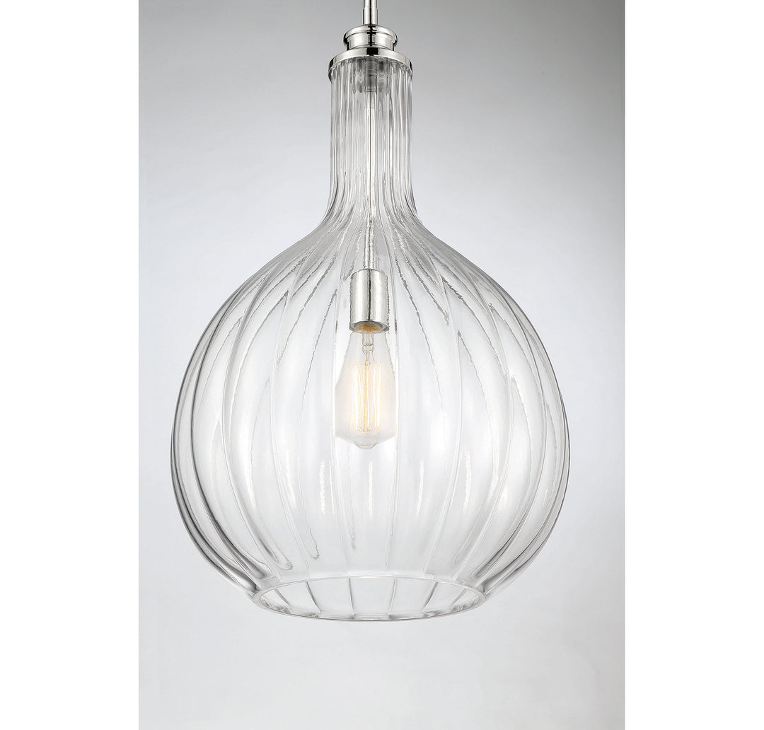 Savoy House Brandon 7-2255-1-109 Pendant Light - Polished Nickel