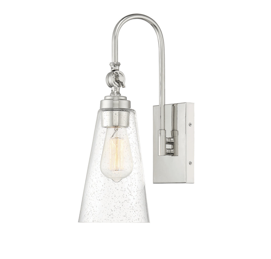 Savoy House York 9-108-1-109 Wall Sconce Light - Polished Nickel