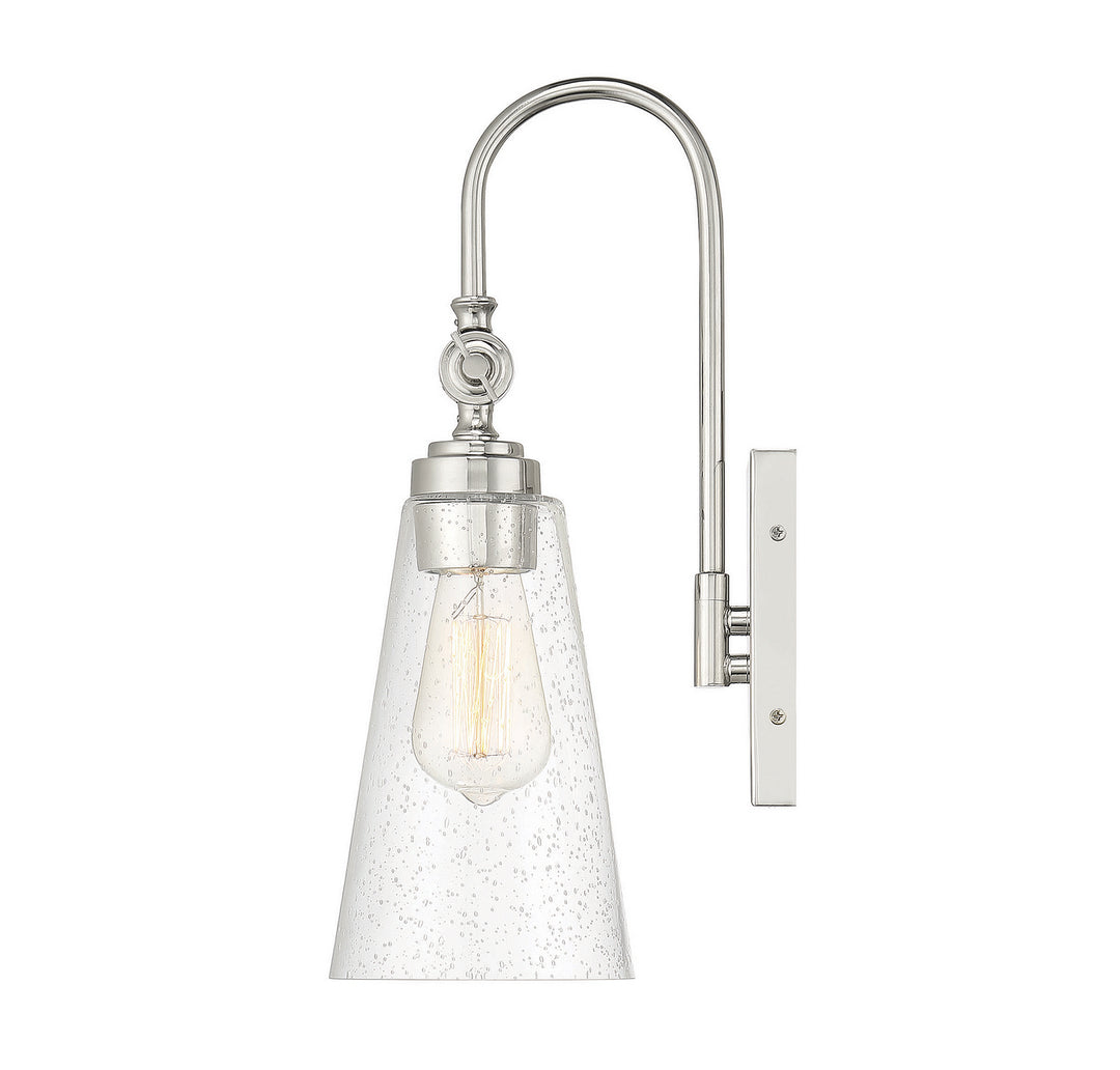 Savoy House York 9-108-1-109 Wall Sconce Light - Polished Nickel