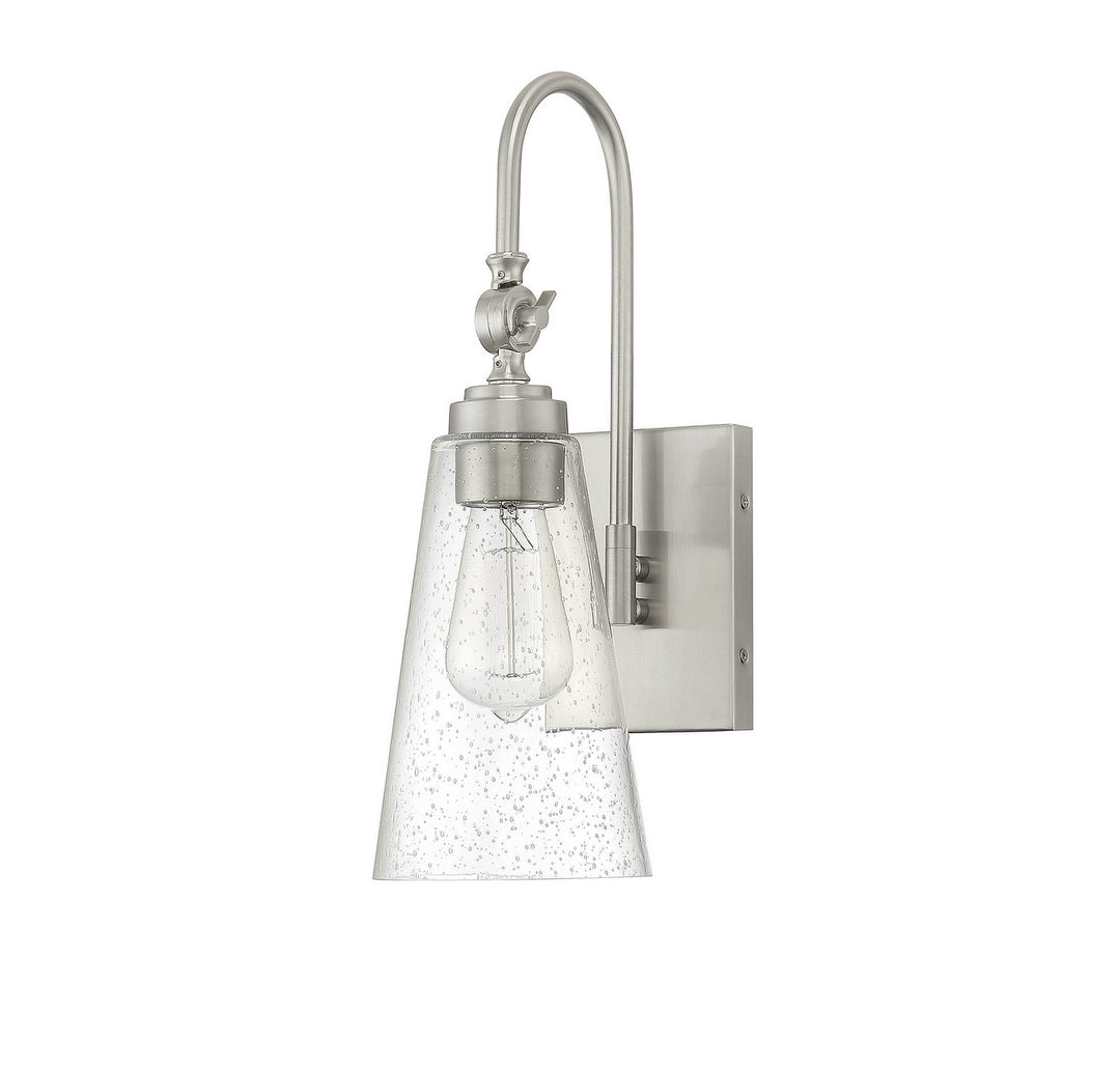 Savoy House York 9-108-1-SN Wall Sconce Light - Satin Nickel