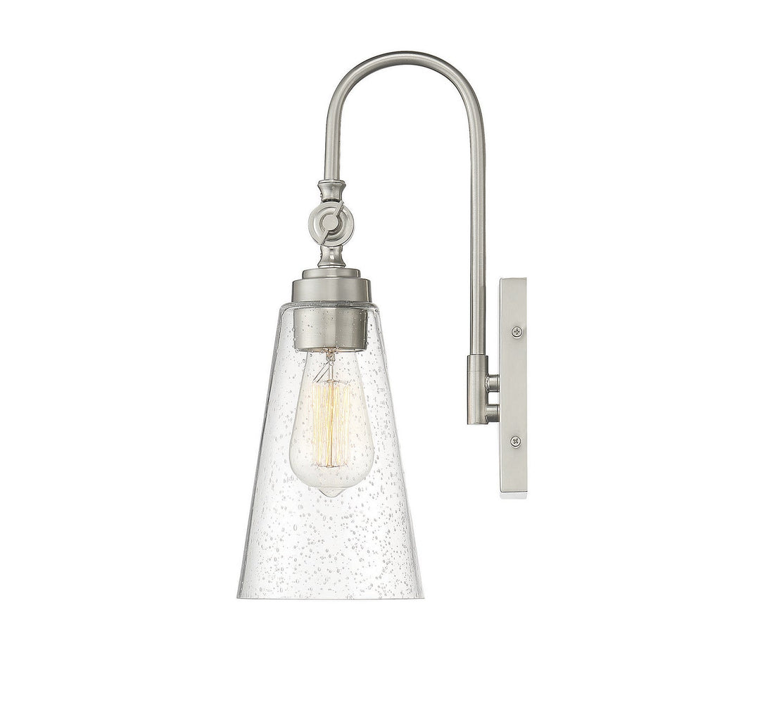 Savoy House York 9-108-1-SN Wall Sconce Light - Satin Nickel