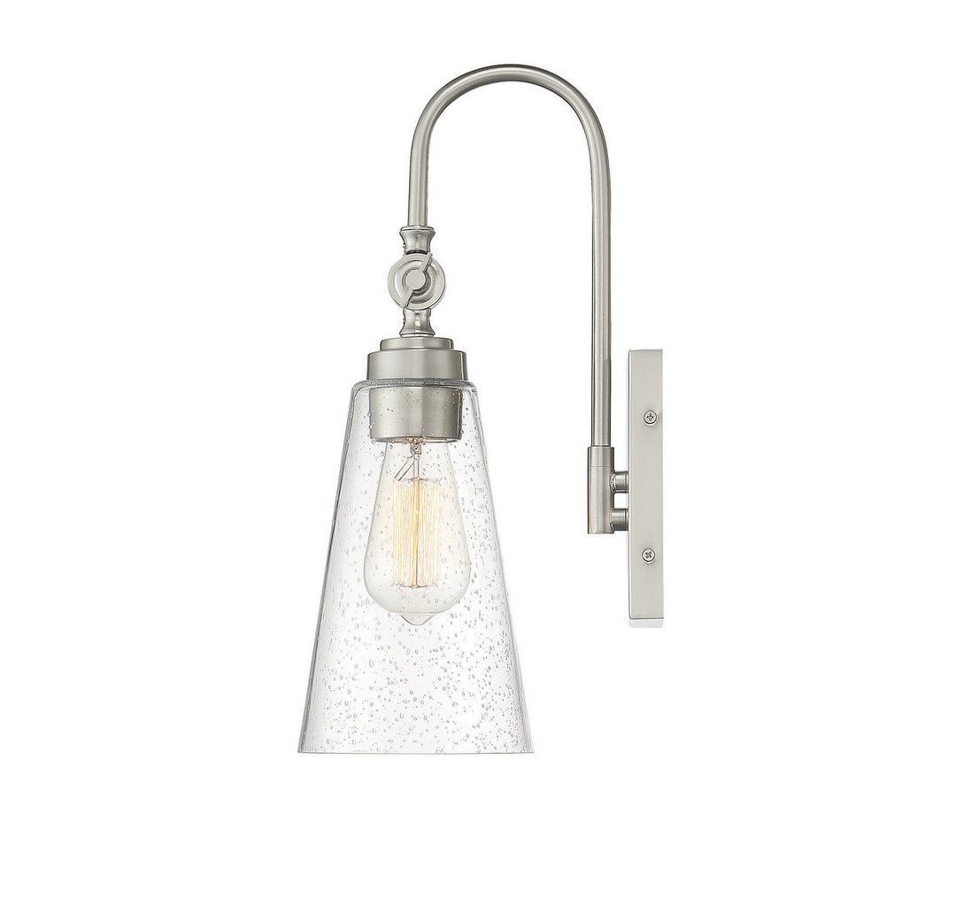 Savoy House York 9-108-1-SN Wall Sconce Light - Satin Nickel