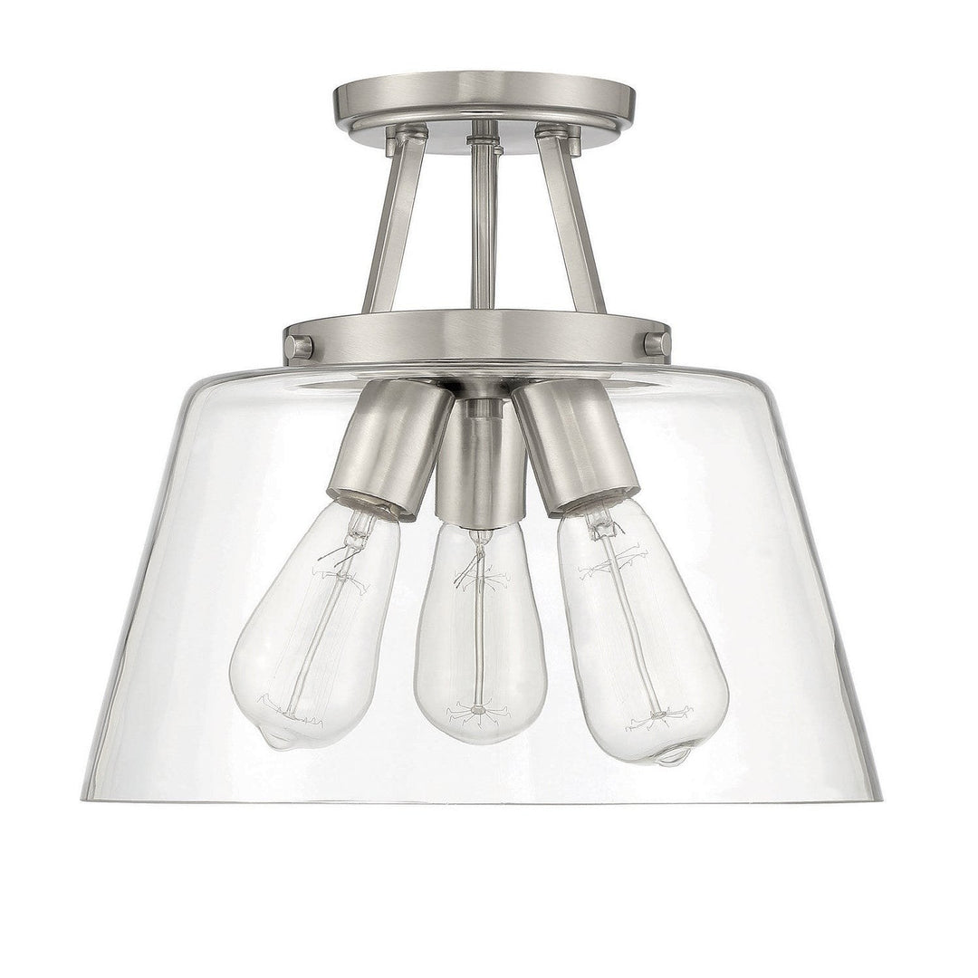 Savoy House Calhoun 6-1024-3-SN Ceiling Light - Satin Nickel
