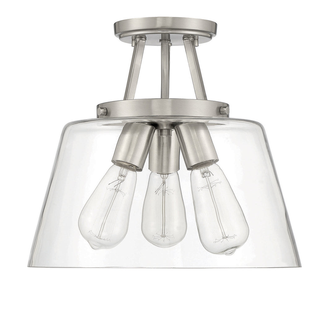 Savoy House Calhoun 6-1024-3-SN Ceiling Light - Satin Nickel