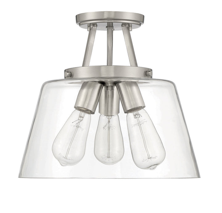Savoy House Calhoun 6-1024-3-SN Ceiling Light - Satin Nickel
