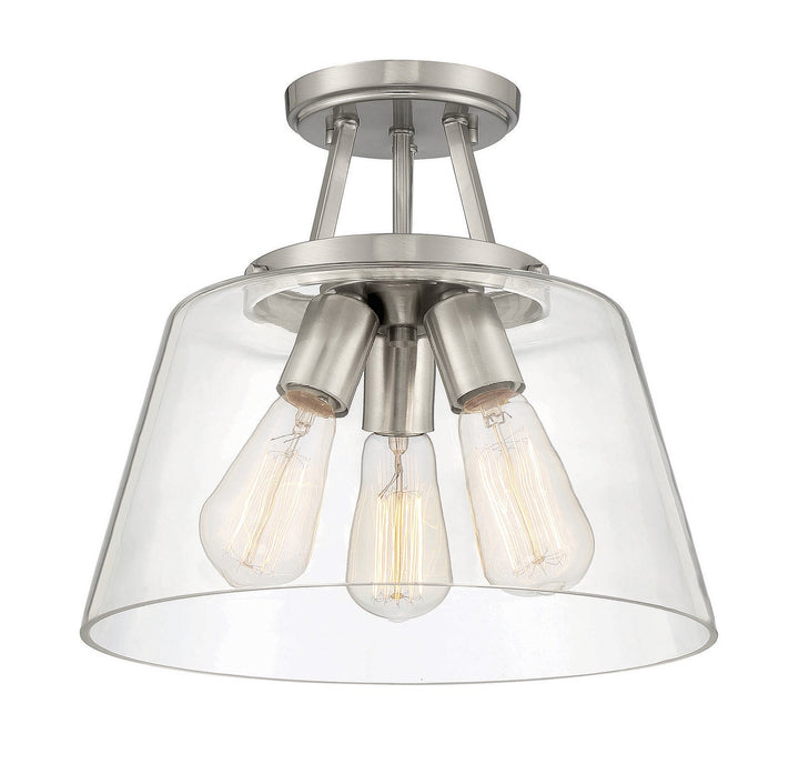 Savoy House Calhoun 6-1024-3-SN Ceiling Light - Satin Nickel
