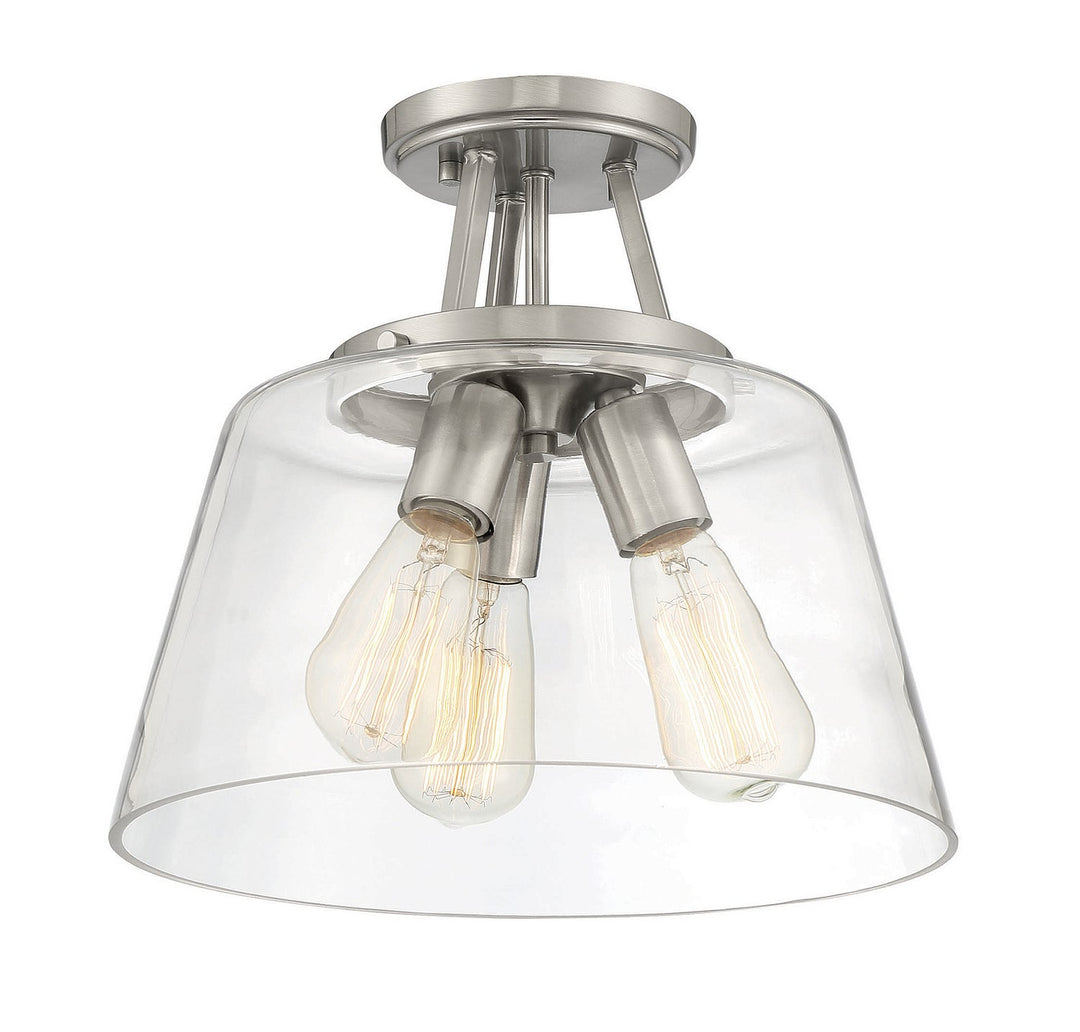 Savoy House Calhoun 6-1024-3-SN Ceiling Light - Satin Nickel
