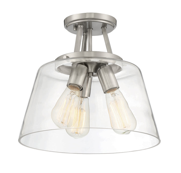 Savoy House Calhoun 6-1024-3-SN Ceiling Light - Satin Nickel