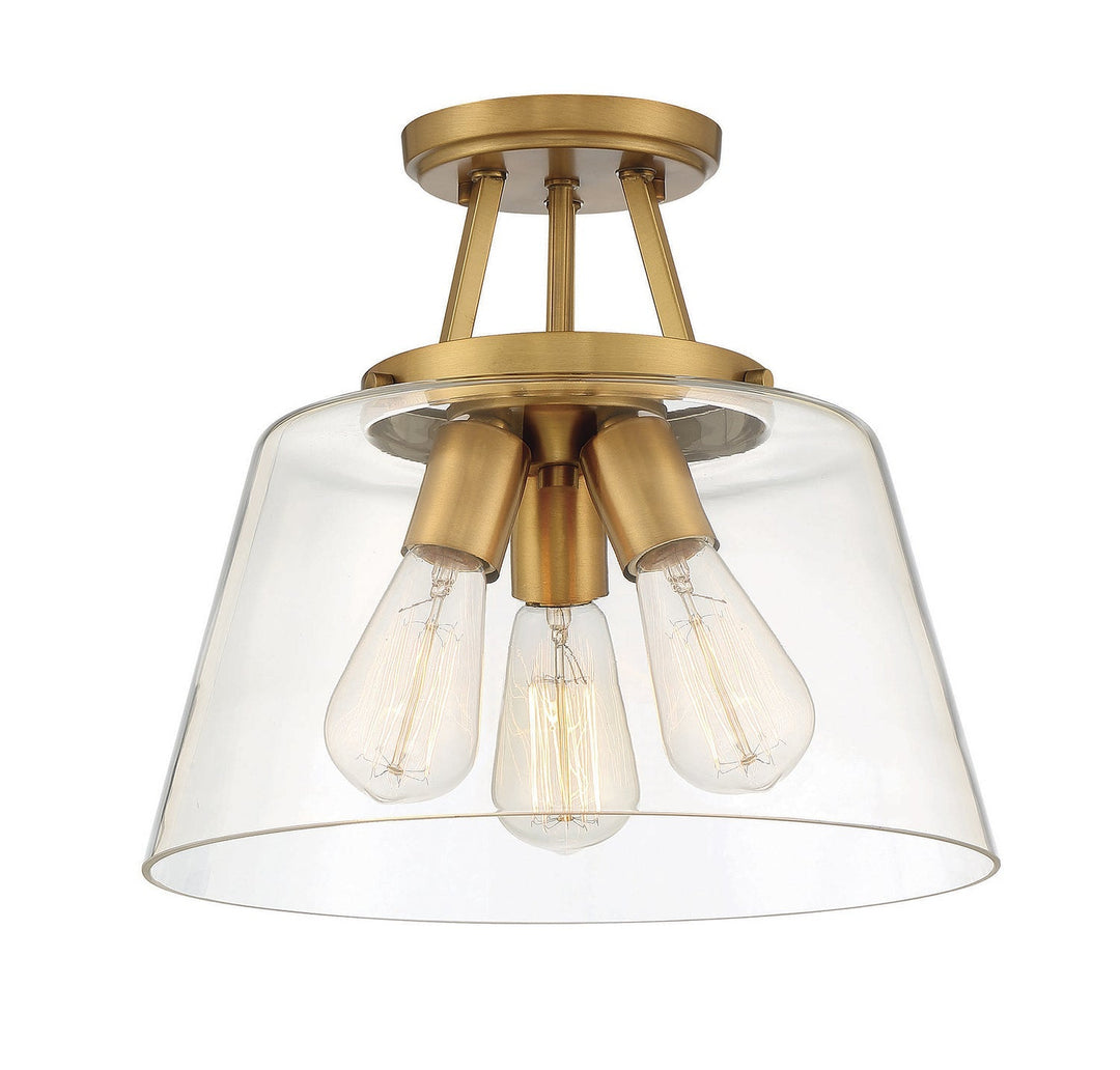 Savoy House Calhoun 6-1024-3-322 Ceiling Light - Warm Brass