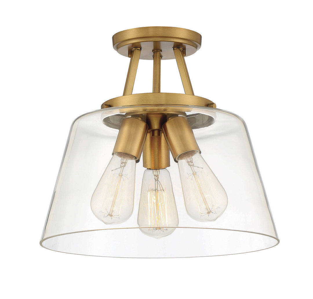 Savoy House Calhoun 6-1024-3-322 Ceiling Light - Warm Brass