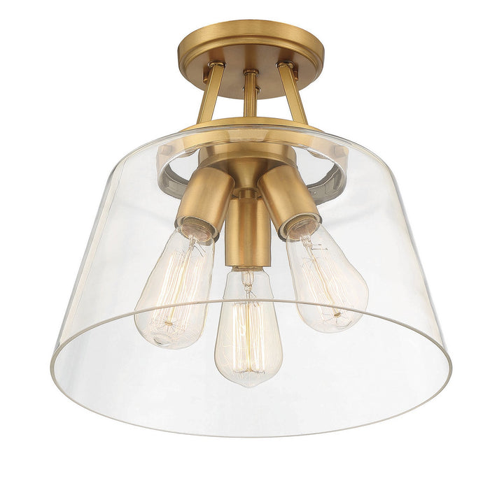 Savoy House Calhoun 6-1024-3-322 Ceiling Light - Warm Brass