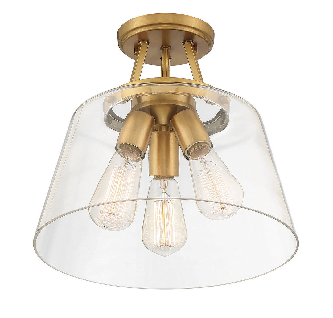 Savoy House Calhoun 6-1024-3-322 Ceiling Light - Warm Brass