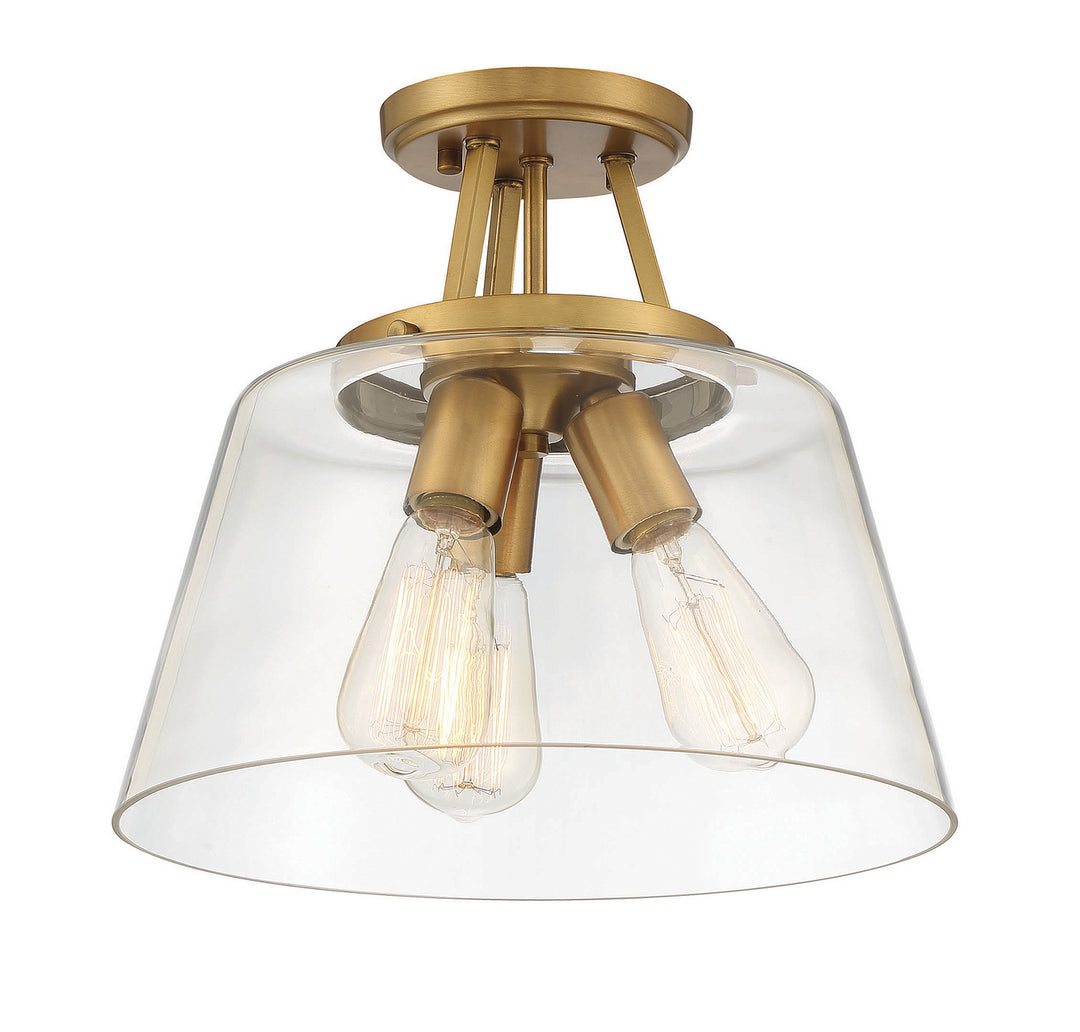 Savoy House Calhoun 6-1024-3-322 Ceiling Light - Warm Brass