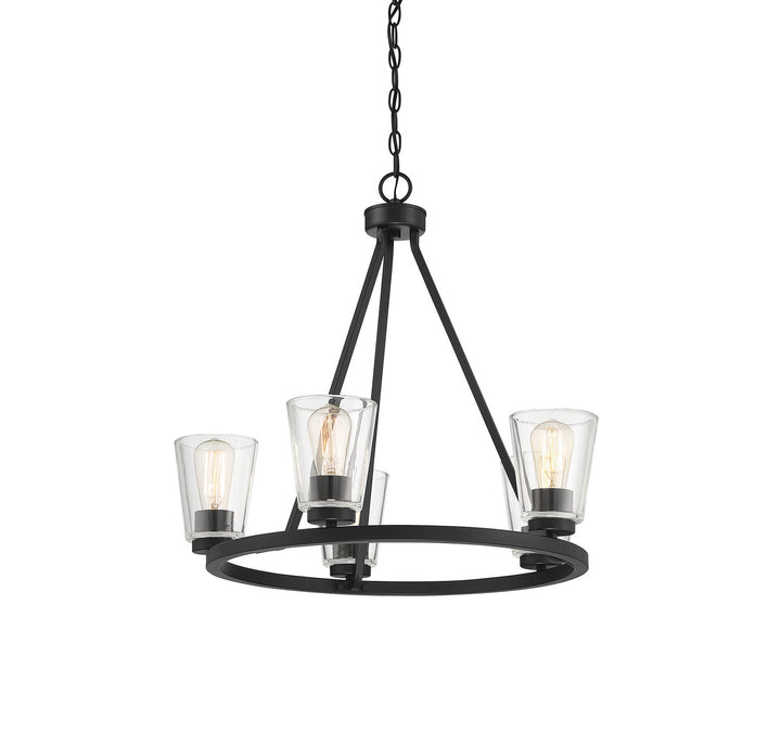 Savoy House Calhoun 1-1021-5-89 Chandelier Light - Matte Black