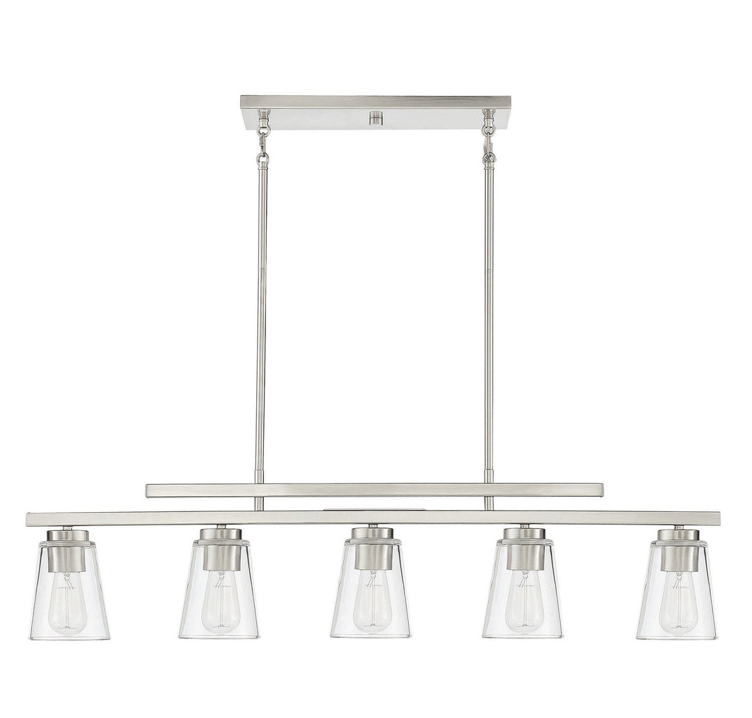 Savoy House Calhoun 1-1023-5-SN Pendant Light - Satin Nickel