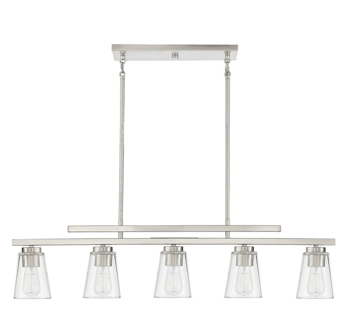 Savoy House Calhoun 1-1023-5-SN Pendant Light - Satin Nickel