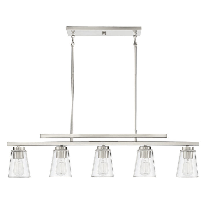 Savoy House Calhoun 1-1023-5-SN Pendant Light - Satin Nickel