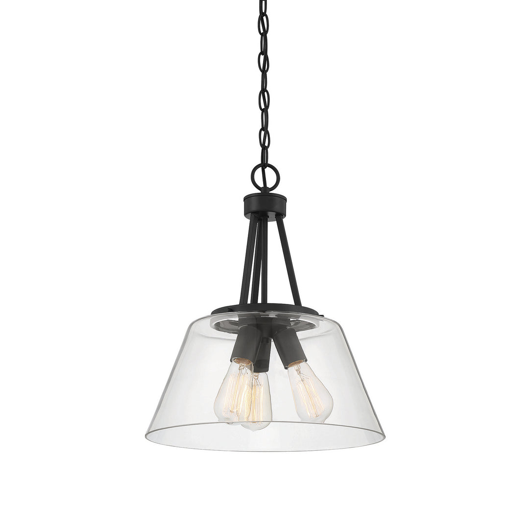 Savoy House Calhoun 7-1025-3-89 Pendant Light - Matte Black