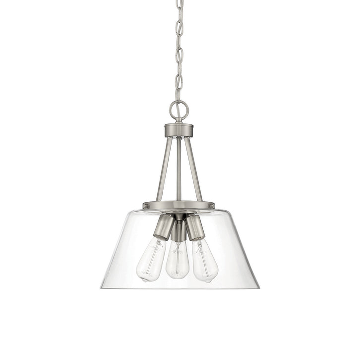 Savoy House Calhoun 7-1025-3-SN Pendant Light - Satin Nickel