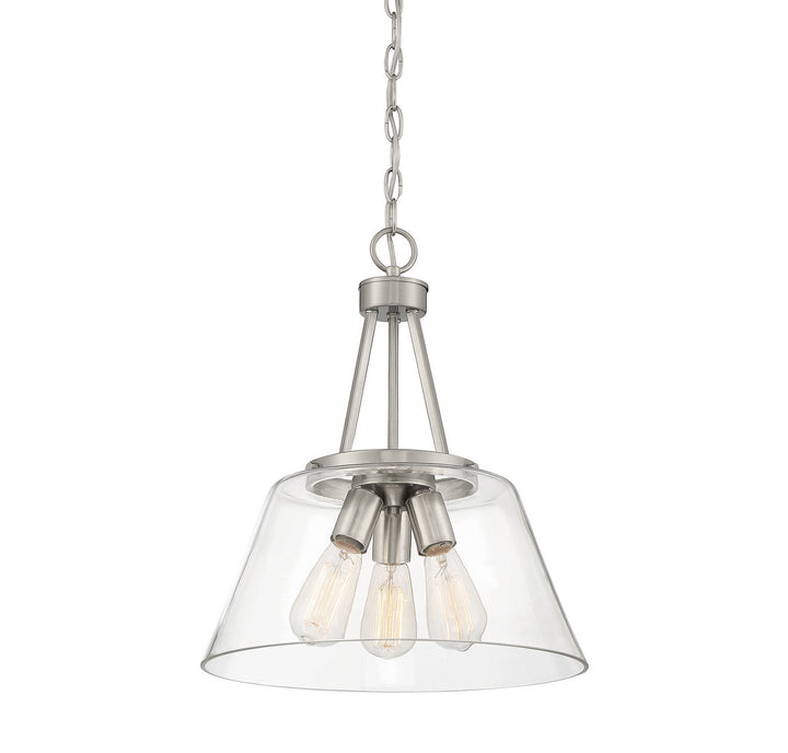 Savoy House Calhoun 7-1025-3-SN Pendant Light - Satin Nickel