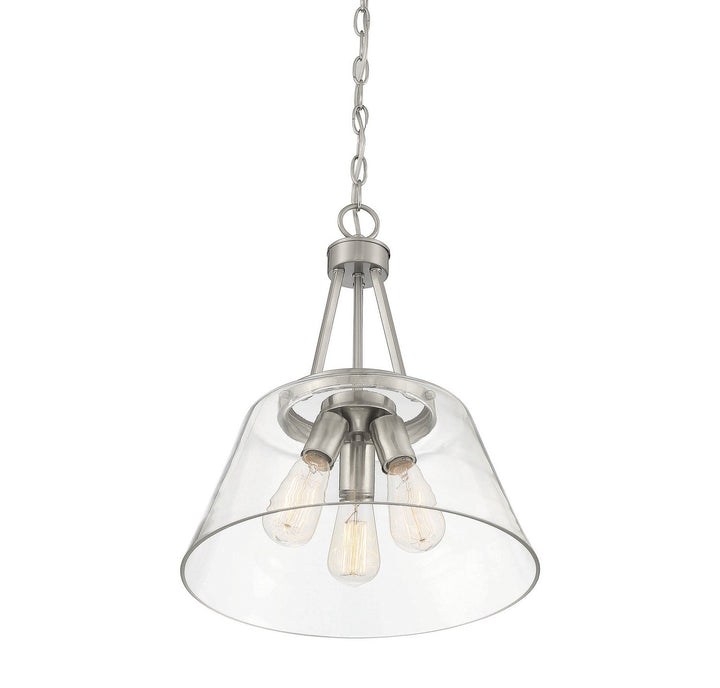 Savoy House Calhoun 7-1025-3-SN Pendant Light - Satin Nickel