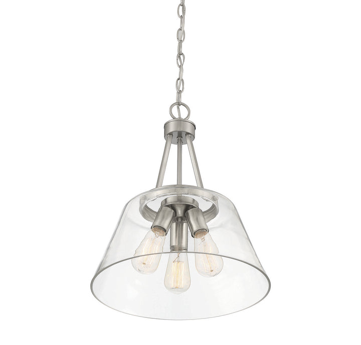 Savoy House Calhoun 7-1025-3-SN Pendant Light - Satin Nickel