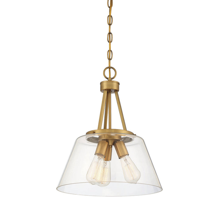 Savoy House Calhoun 7-1025-3-322 Pendant Light - Warm Brass